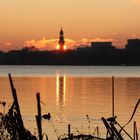 Blick von der "Schönen Aussicht" über die Alster