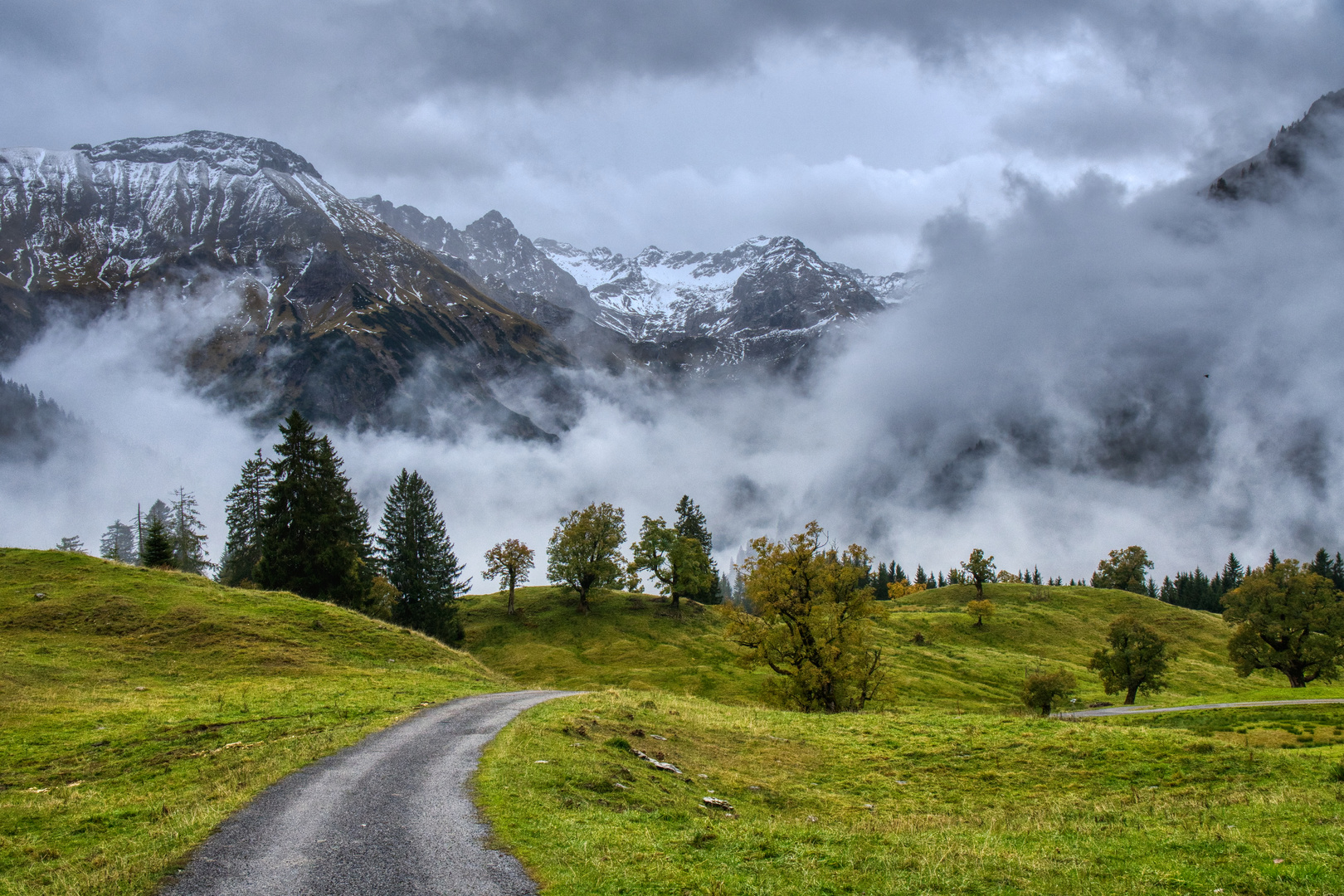 Blick von der Schwarzenberghütte