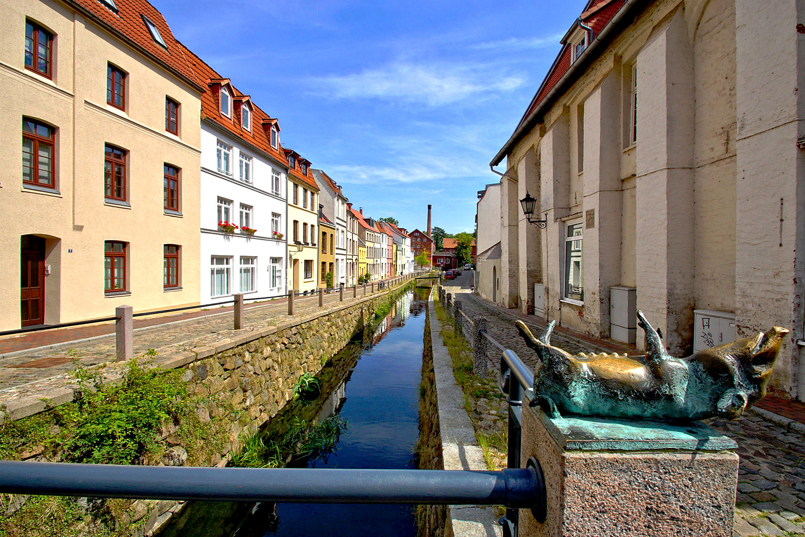 Blick von der Schweinsbrücke...