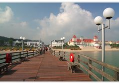 Blick von der Seebrücke Binz