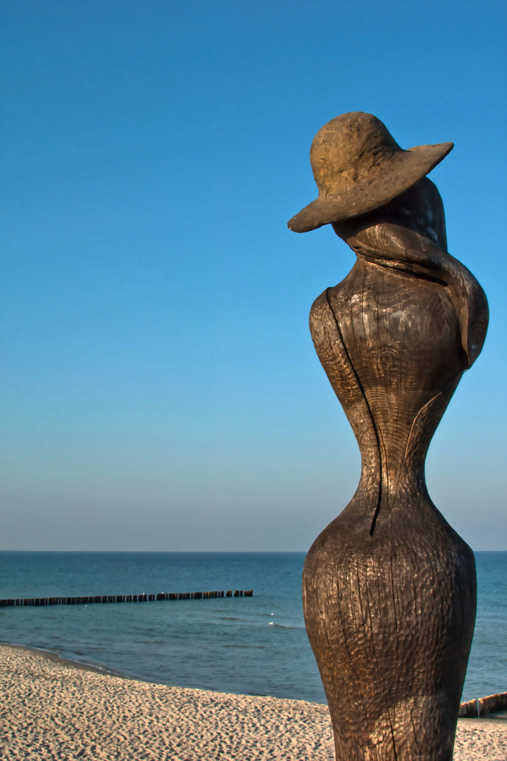 Blick von der Seebrücke Zingst