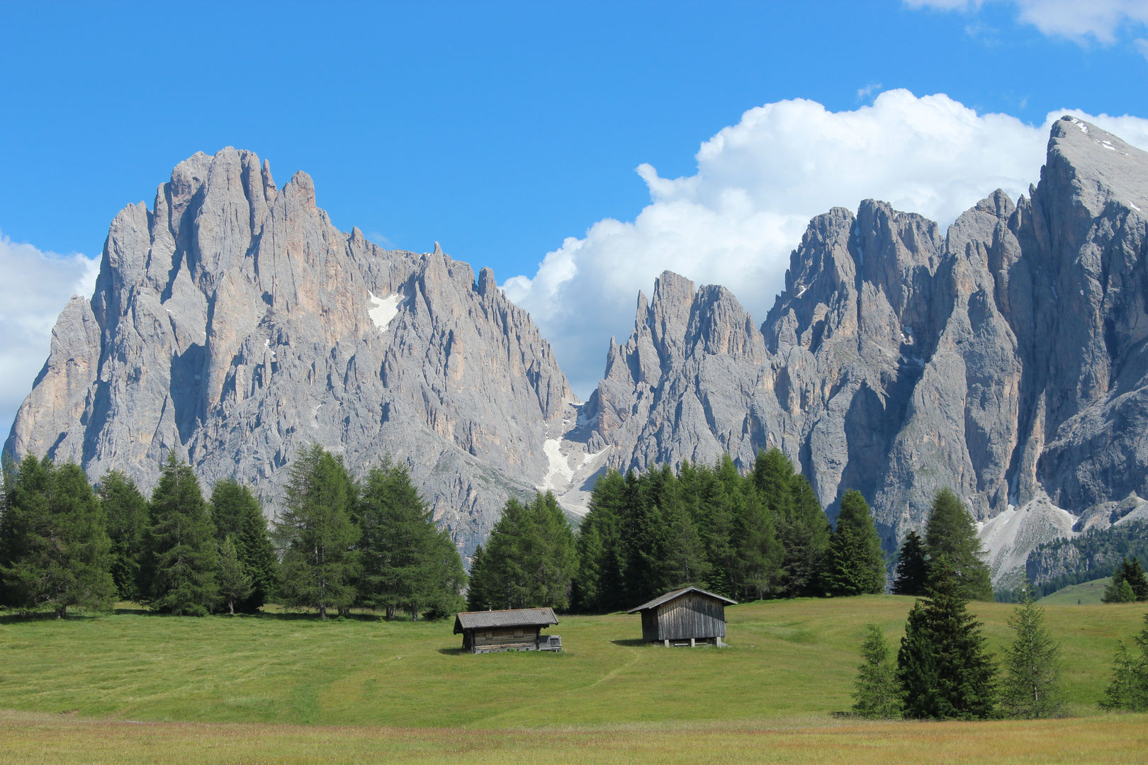 Blick von der Seiser Alm