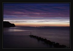 Blick von der Selliner Seebrücke Richtung Sassnitz