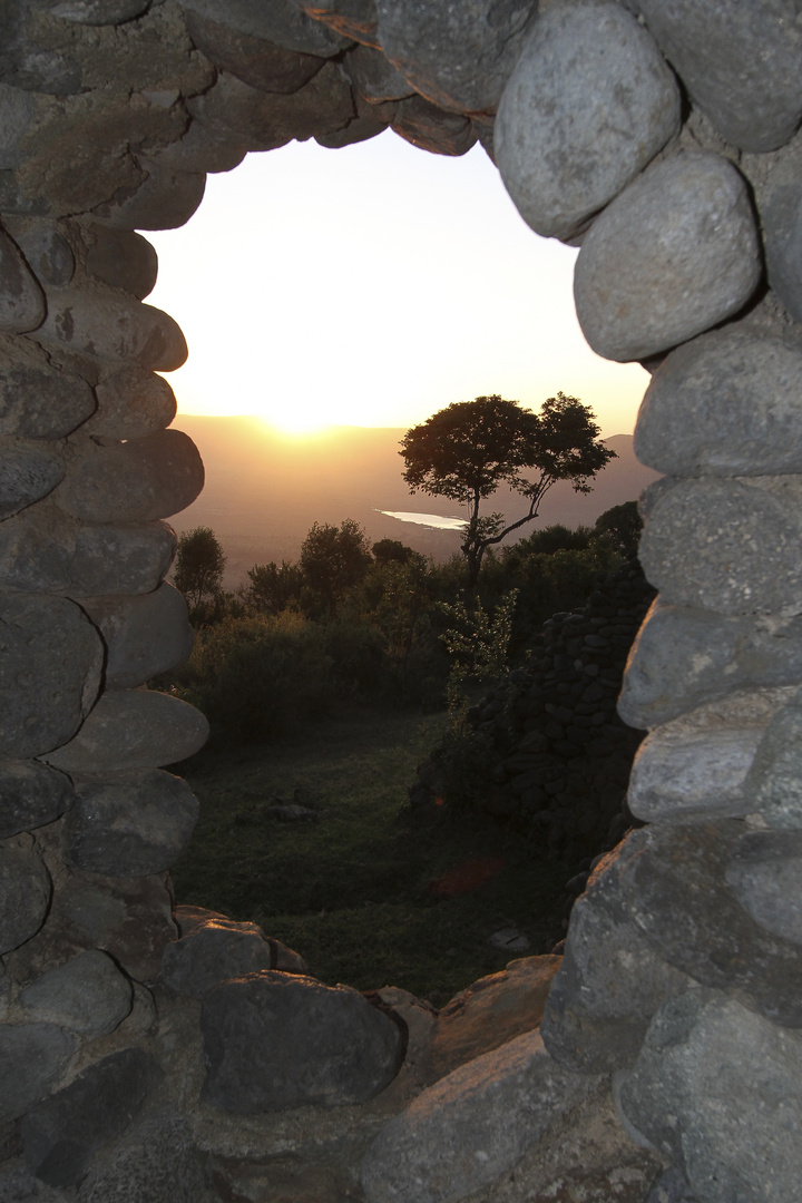 Blick von der Senrena Lodge in den Ngorongorokrater