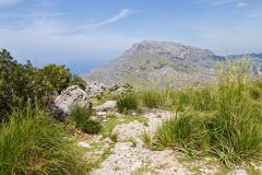 Blick von der Serpentinenstraße MA 2141, Mallorca