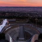 Blick von der Skisprungschanze Holmenkollen I