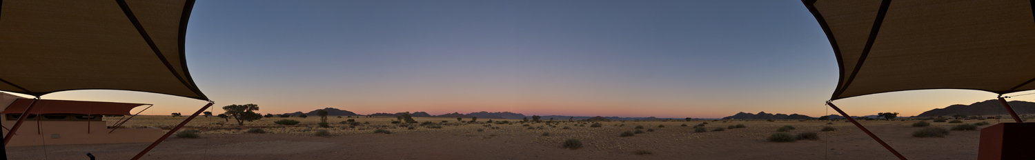 blick von der sossusvlei lodge [namibia]