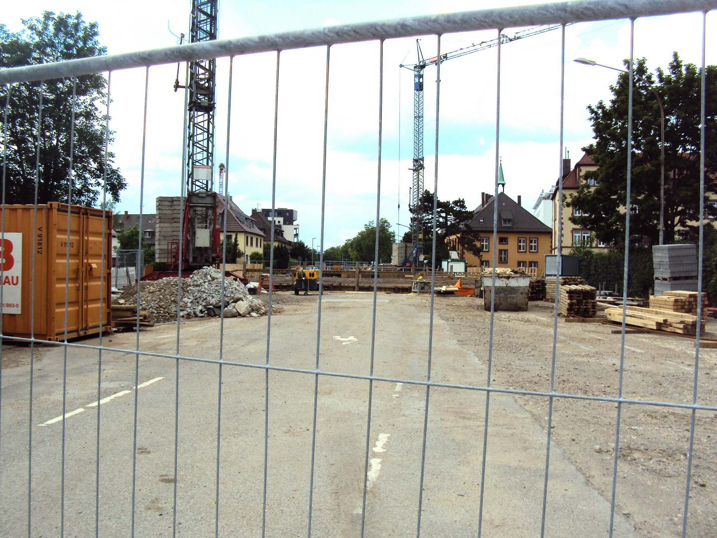 Blick von der St. Josefskirche nach Westen