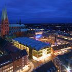 Blick von der St.-Petri-Kirche in Lübeck