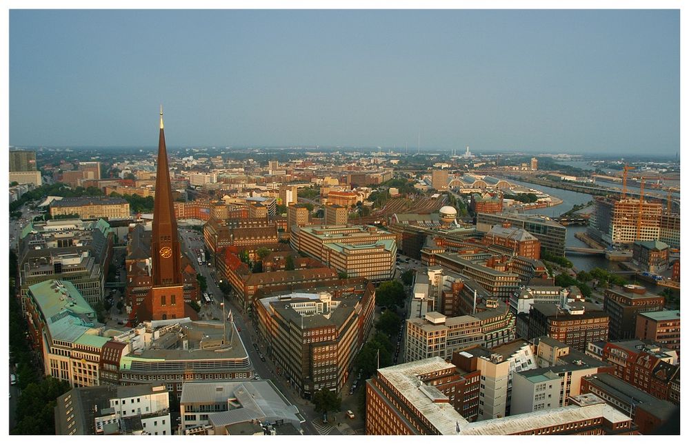 Blick von der St. Petri Kirche Richtung Süden