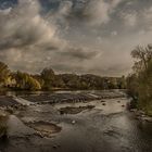 Blick von der Stadtbrücke auf den Neckar 