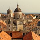 Blick von der Stadtmauer auf Dubrovnik