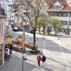 Blick von der Stadtmauer - Herbstende in Wangen / Allgäu