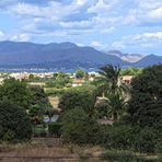 Blick von der Stadtmauer in Alcudia