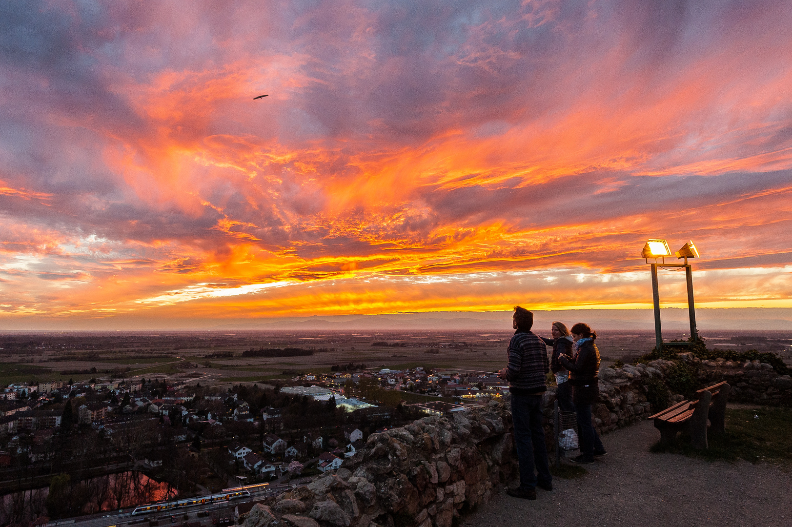 Blick von der Staufener Burg