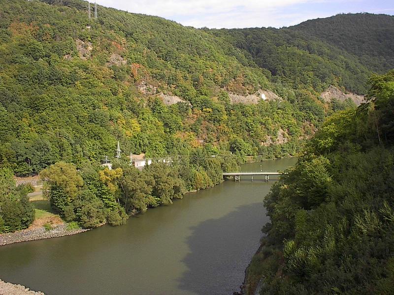 Blick von der Staumauer