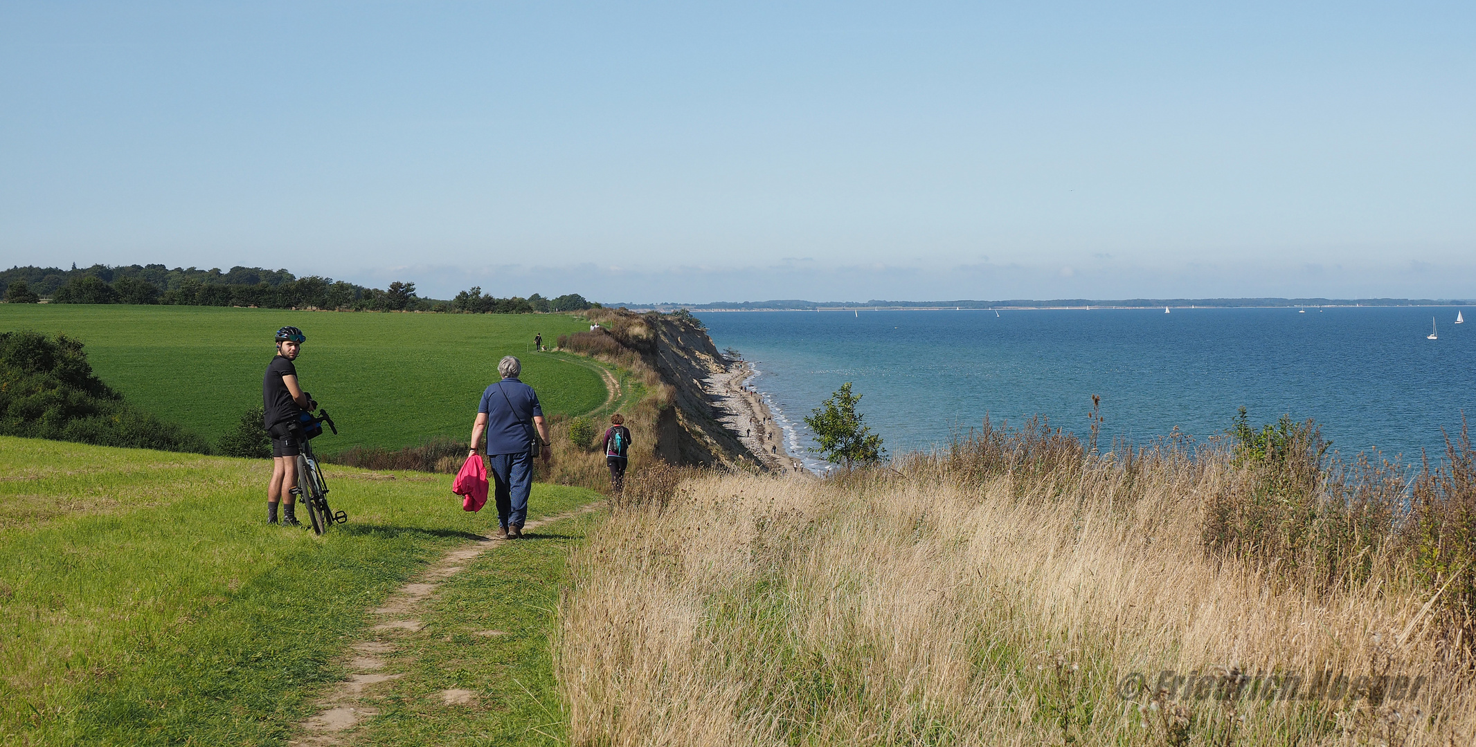 Blick von der Steilküste bei Stohl auf´s Meer_2