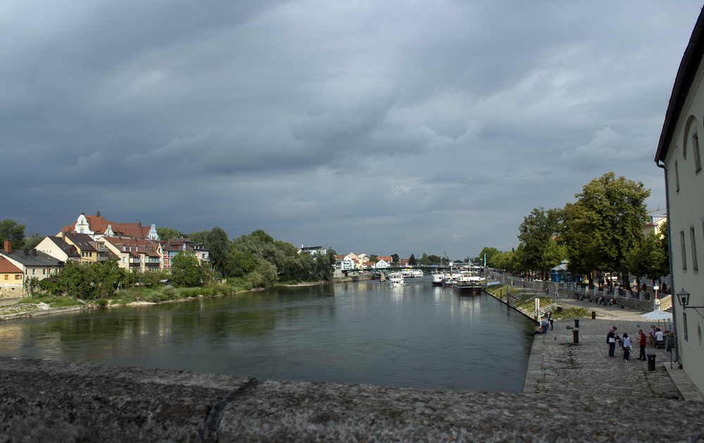 Blick von der steinernen Brücke