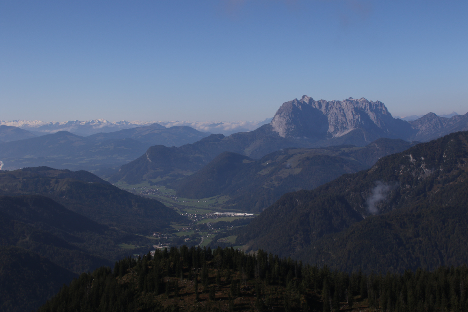 Blick von der Steinplatte