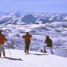 Blick von der Steinplatte auf die Kitzbueheler Alpen