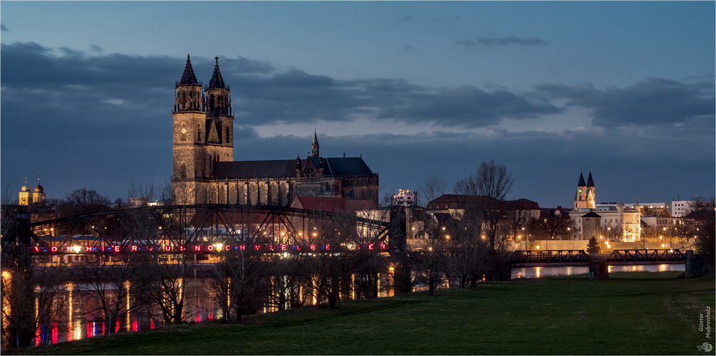 Blick von der Sternbrücke zum Dom