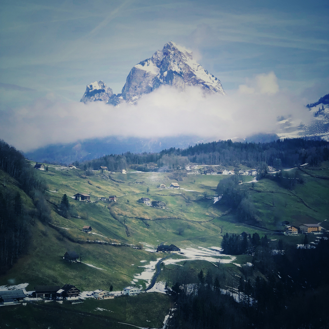 Blick von der Stoosbahn 