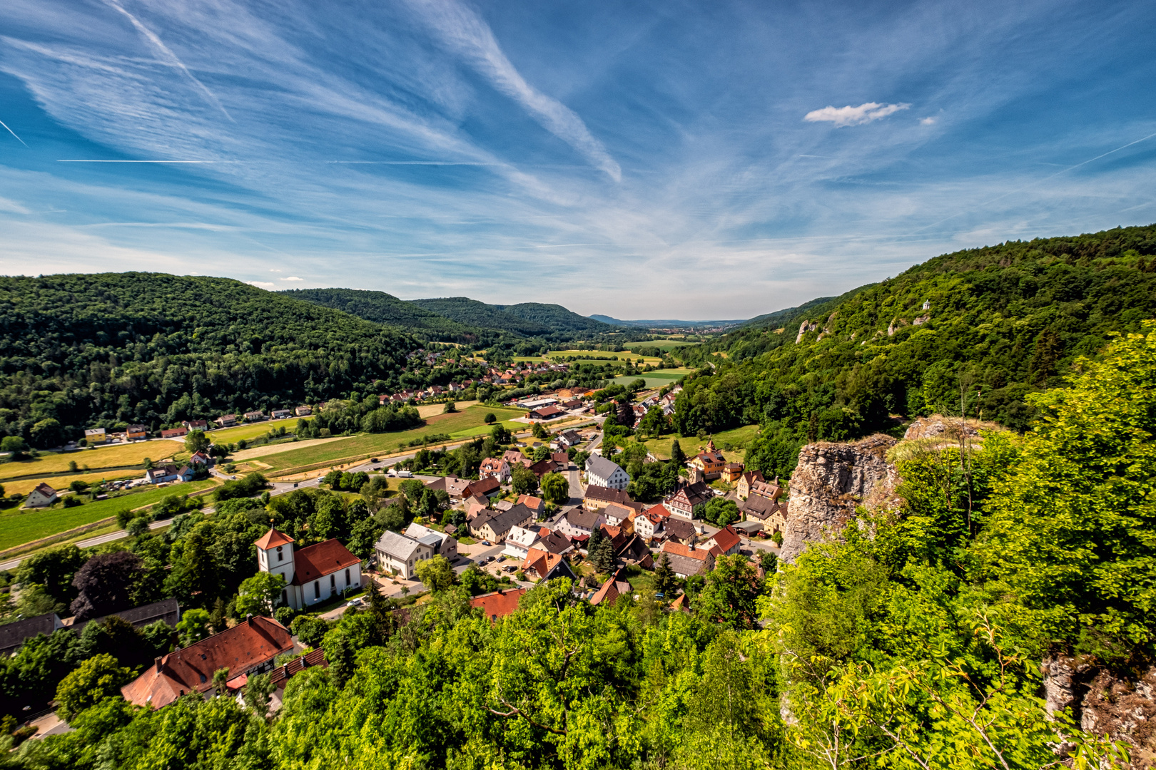 Blick von der Streitburg..