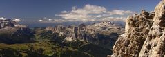 Blick von der Südl. Fanisspitze (2980m üNN) in Richtung Westen