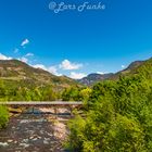 Blick von der Talferbrücke über die Talferwiesen