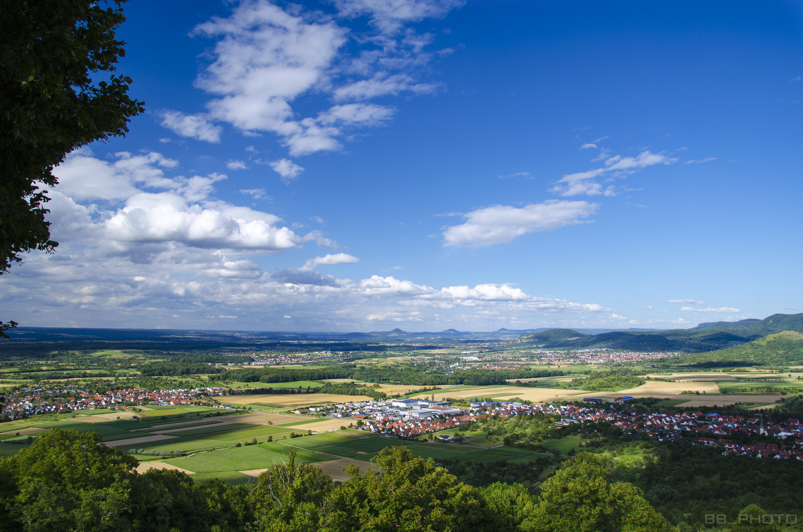 Blick von der Teck auf die 3 Kaiserberge