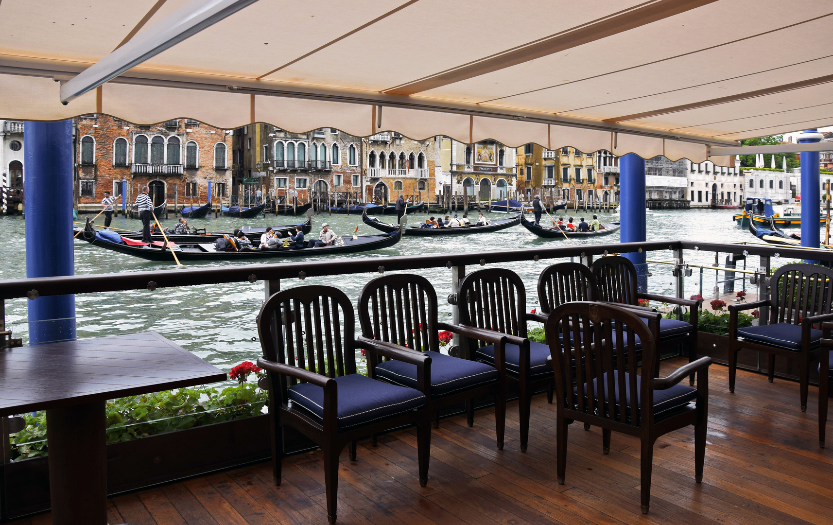  Blick von der Terasse des  Gritti Palace