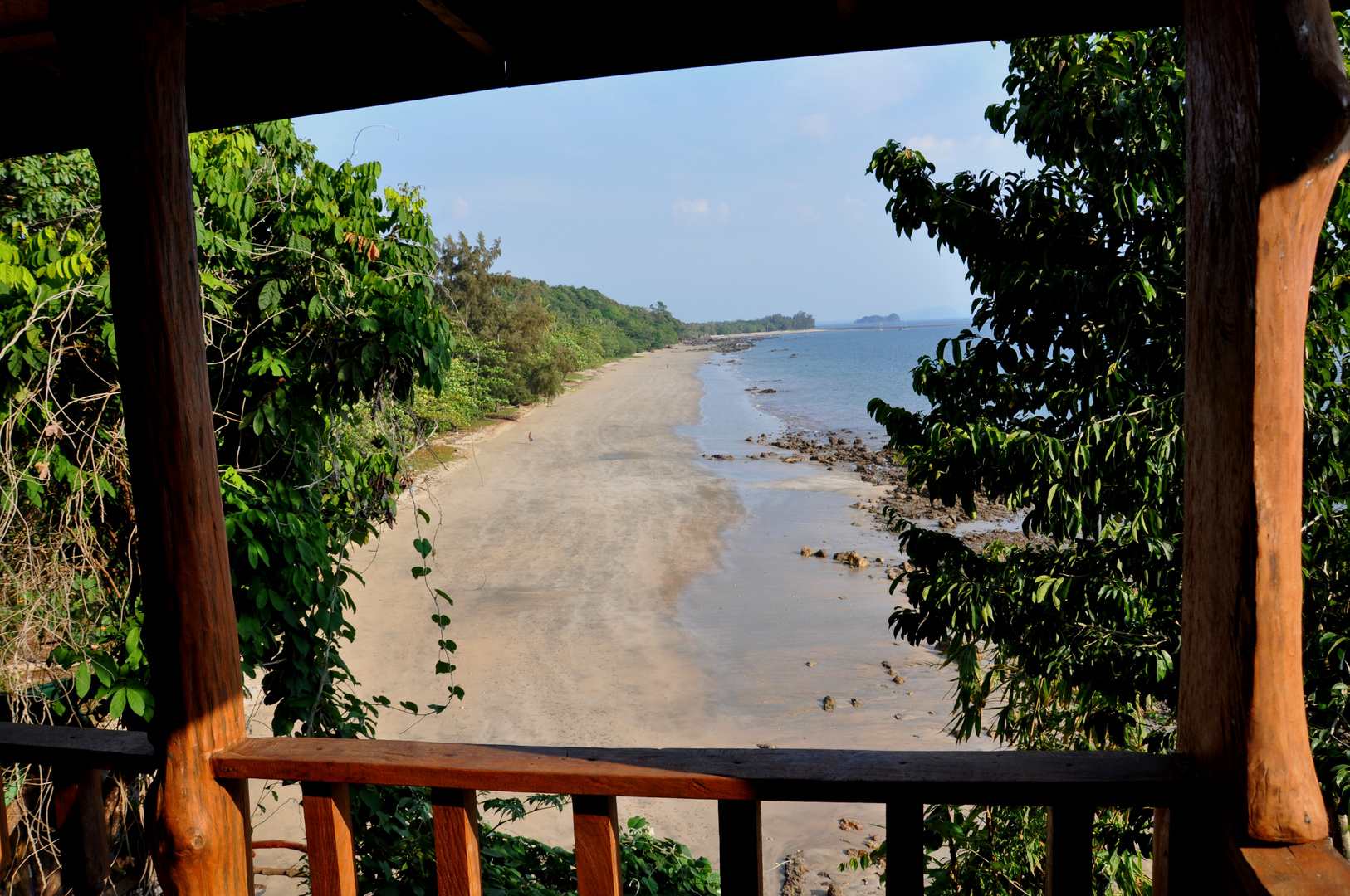 Blick von der Terrasse auf Ko Jum, Thailand