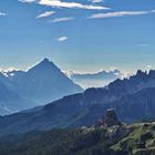 Blick von der Terrasse Rifugio Lagazuoi , nach Osten-Süden