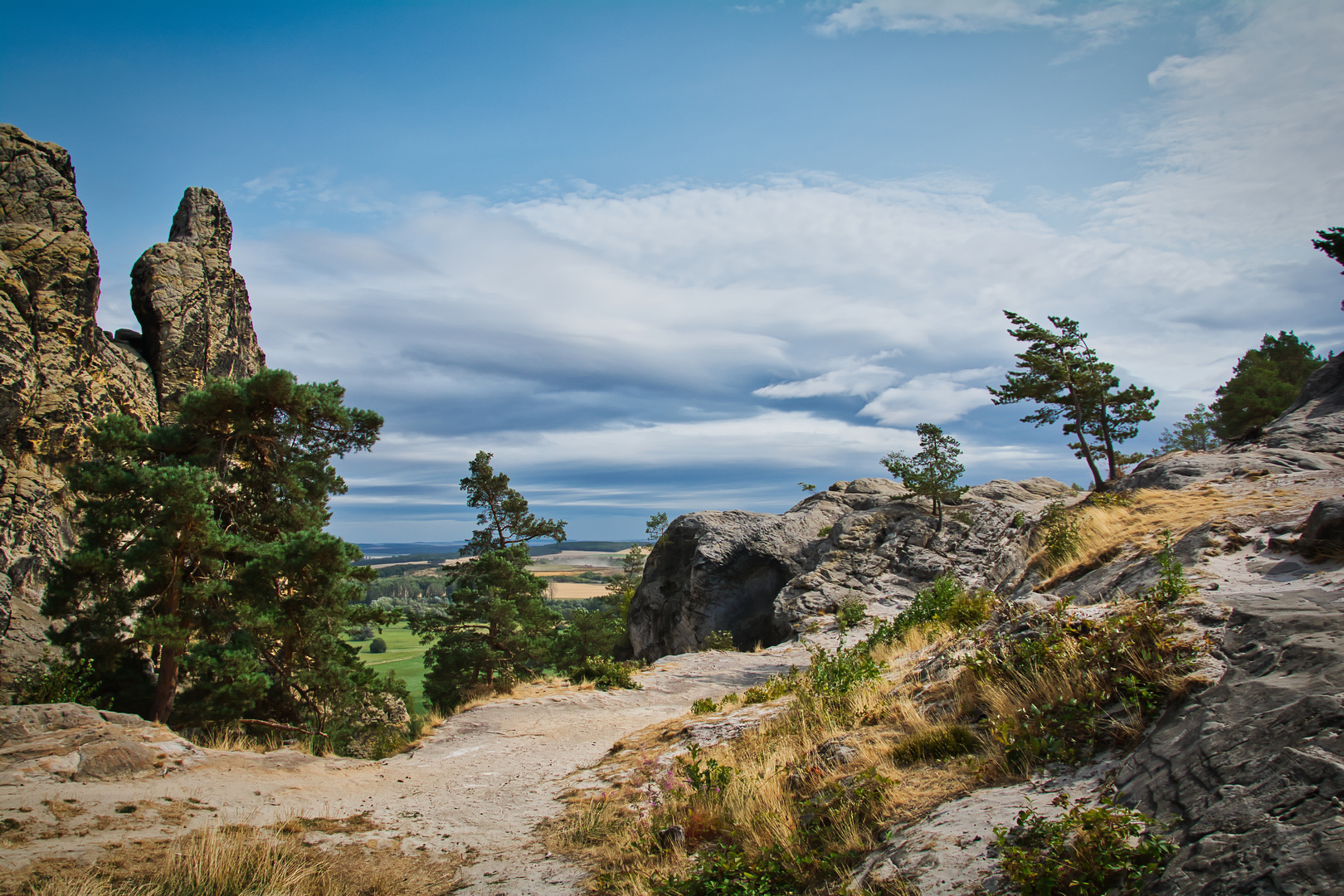 Blick von der Teufelsmauer