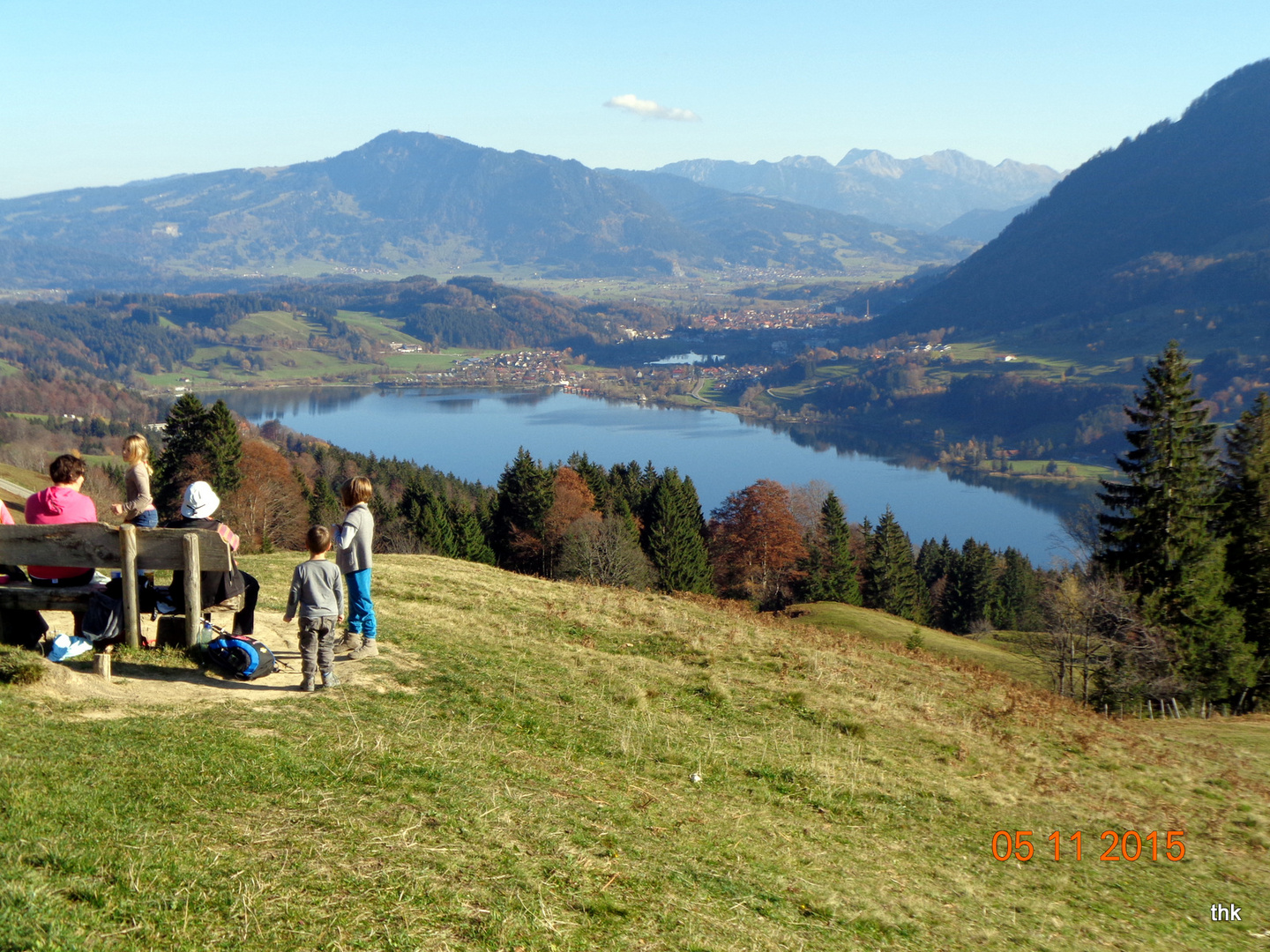 Blick von der Thaler Höhe auf den Albsee