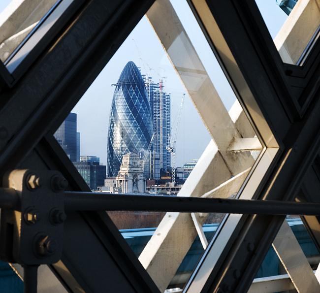 Blick von der Tower Bridge