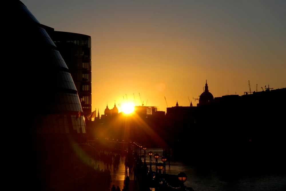 Blick von der Tower Bridge