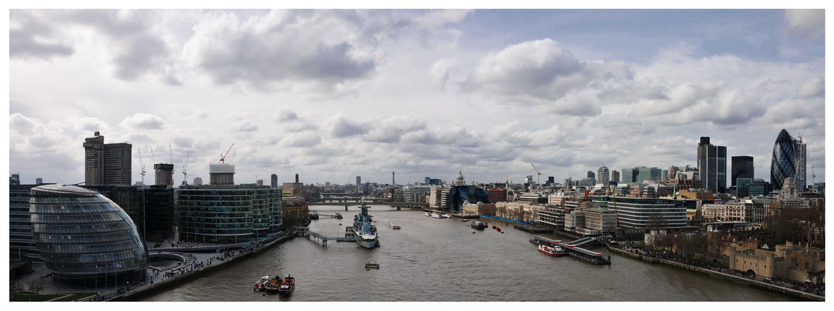 Blick von der Tower Bridge