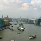 Blick von der Tower-Bridge, London