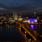 Blick von der Triangel auf den DOM in Köln