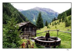 Blick von der Trojer Mühle (St. Jakob) ins Defereggental