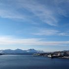 Blick von der Tromsdalen-Brücke