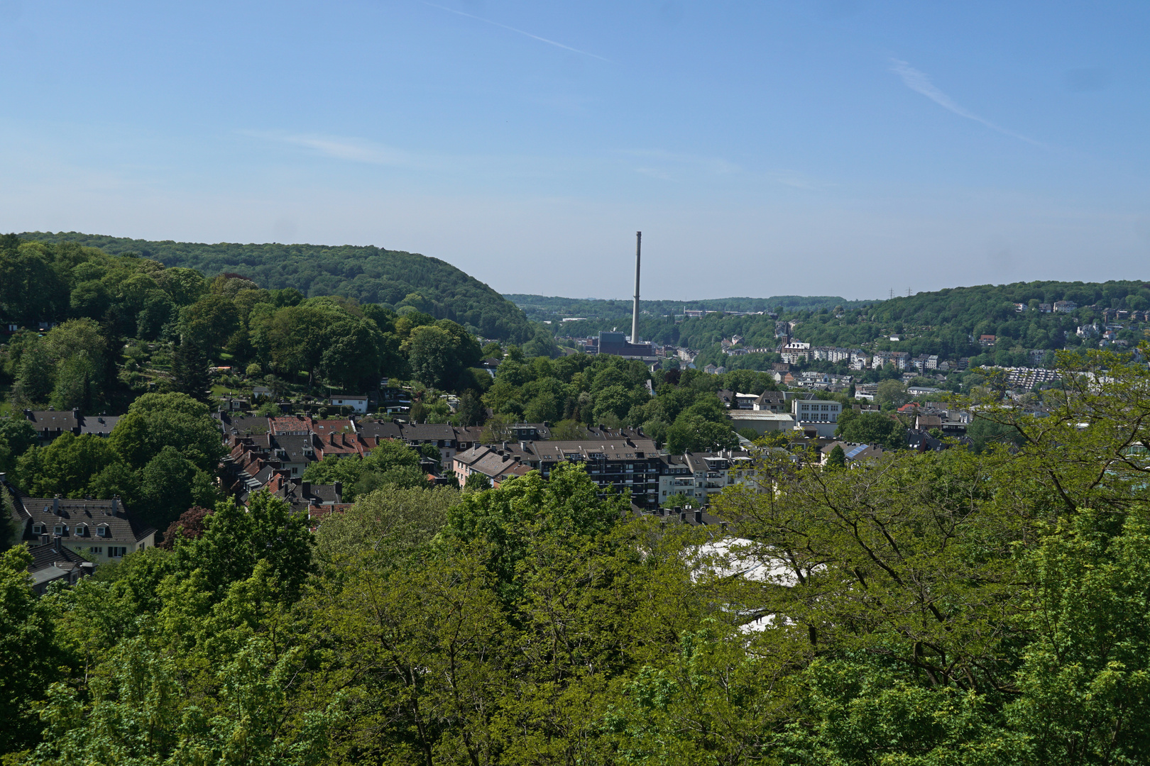 Blick von der Uni Richtung Westende