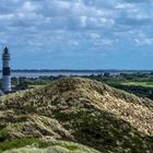 Blick von der Uwe Düne mit Leuchtturm Kampen