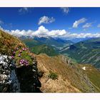 Blick von der Vennspitze bis zur Nordkette und den Miemingern