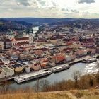 Blick von der Veste Oberhaus auf die Stadt Passau