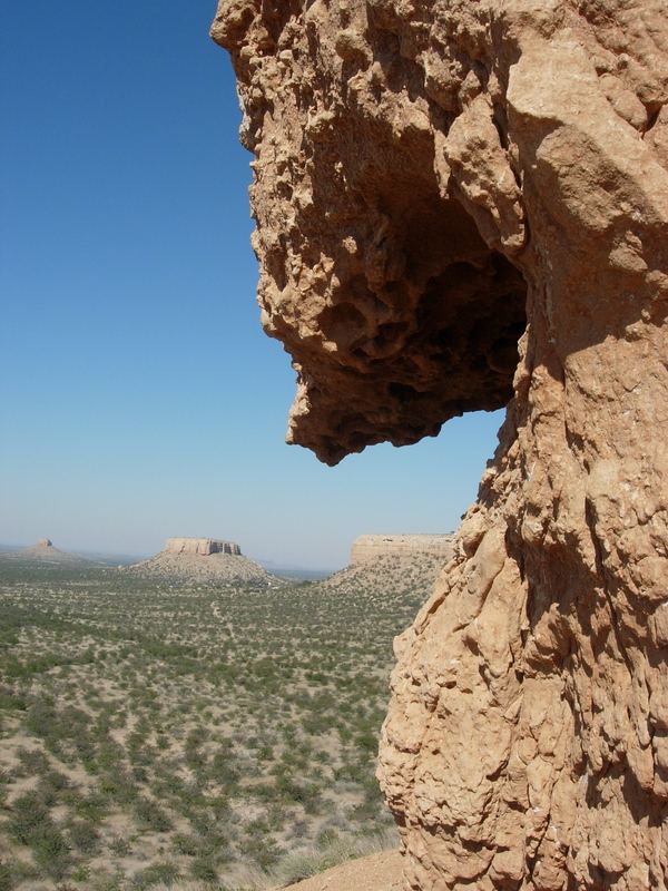 Blick von der Vingerklip - Namibia