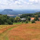 Blick von der Waitzdorfer Höhe zum Lilienstein