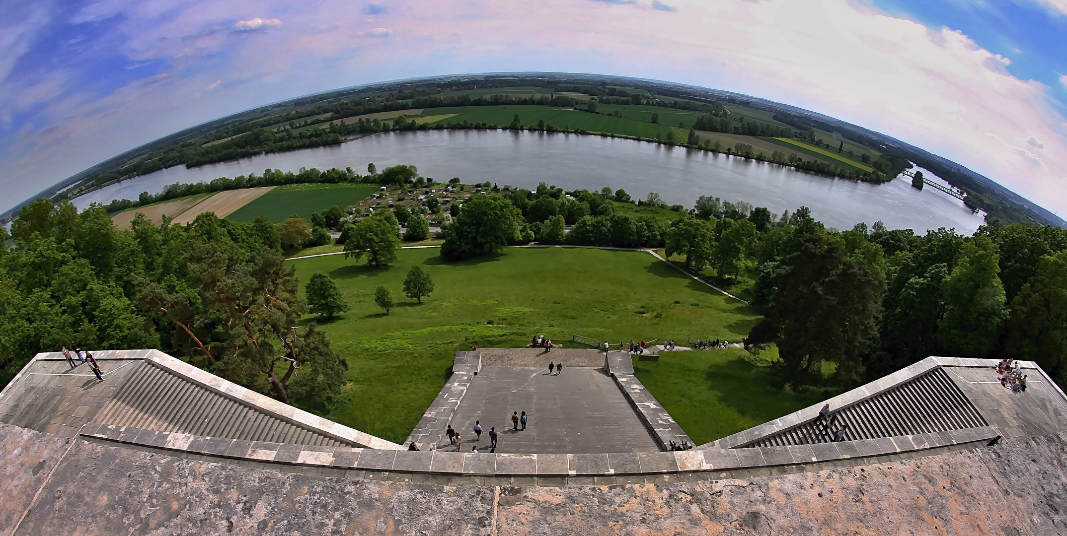 Blick von der Walhalla