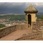 Blick von der Wartburg ins Thüringer Land